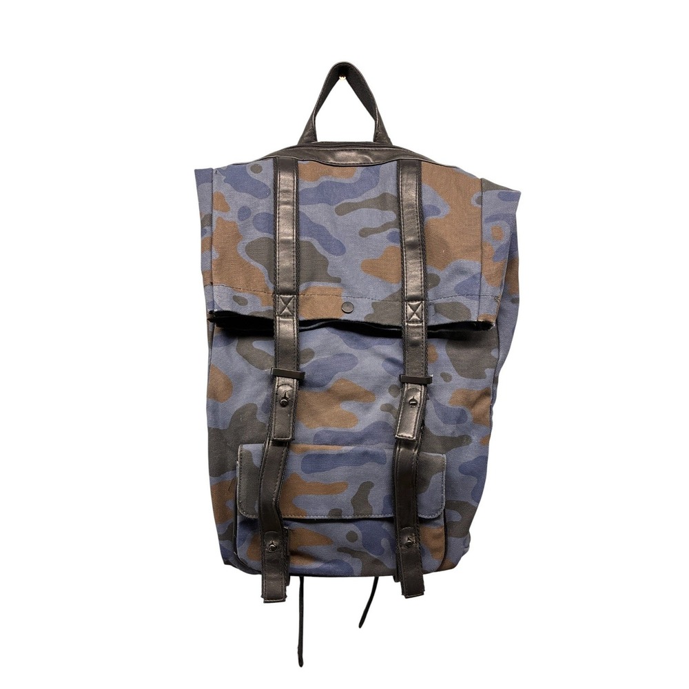 3.1 Phillip Lim Target Camo Rucksack Backpack Unisex OS Blue Camouflage Utility